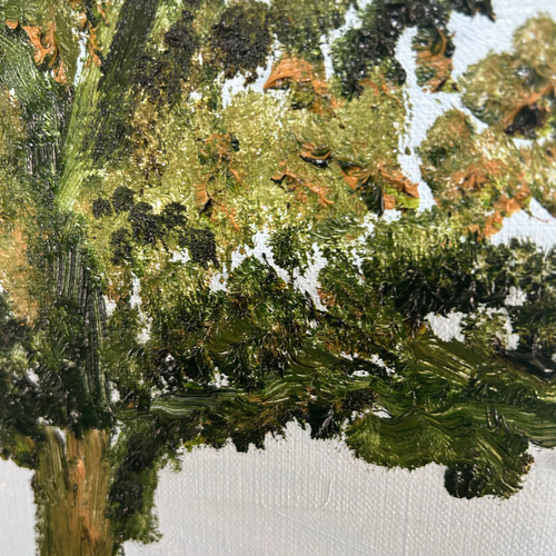 大木 油絵、原画一点物 風景画 絵画 石黒 静 通販 20086549｜Creema