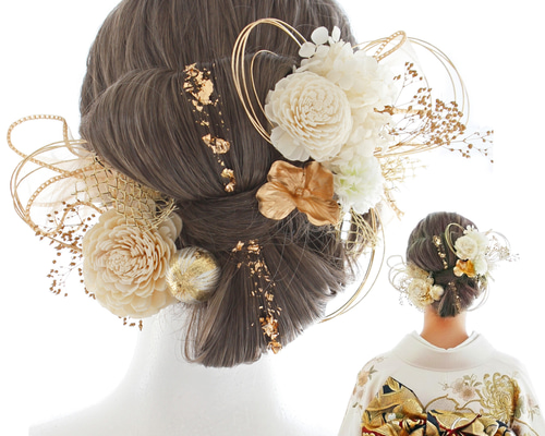 3400 カチモリヘア LALALAの髪飾り 成人式 袴 卒業式 和装 振袖 七五三