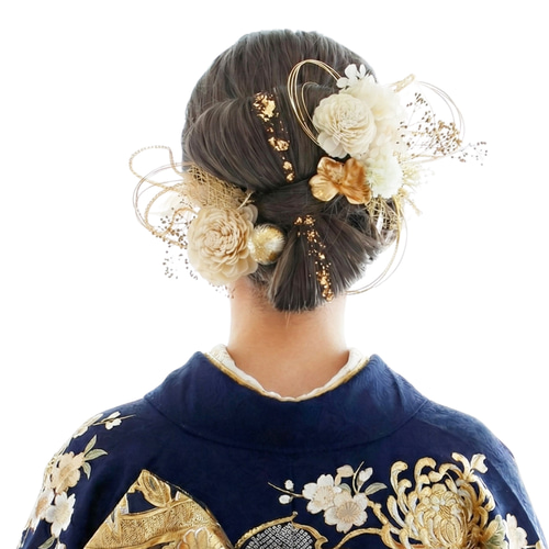 3400 カチモリヘア LALALAの髪飾り 成人式 袴 卒業式 和装 振袖 七五三