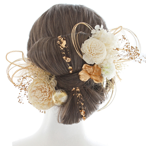 3400 カチモリヘア LALALAの髪飾り 成人式 袴 卒業式 和装 振袖 七五三