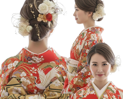 3401 カチモリヘア LALALAの髪飾り 成人式 袴 卒業式 和装 振袖 七五三