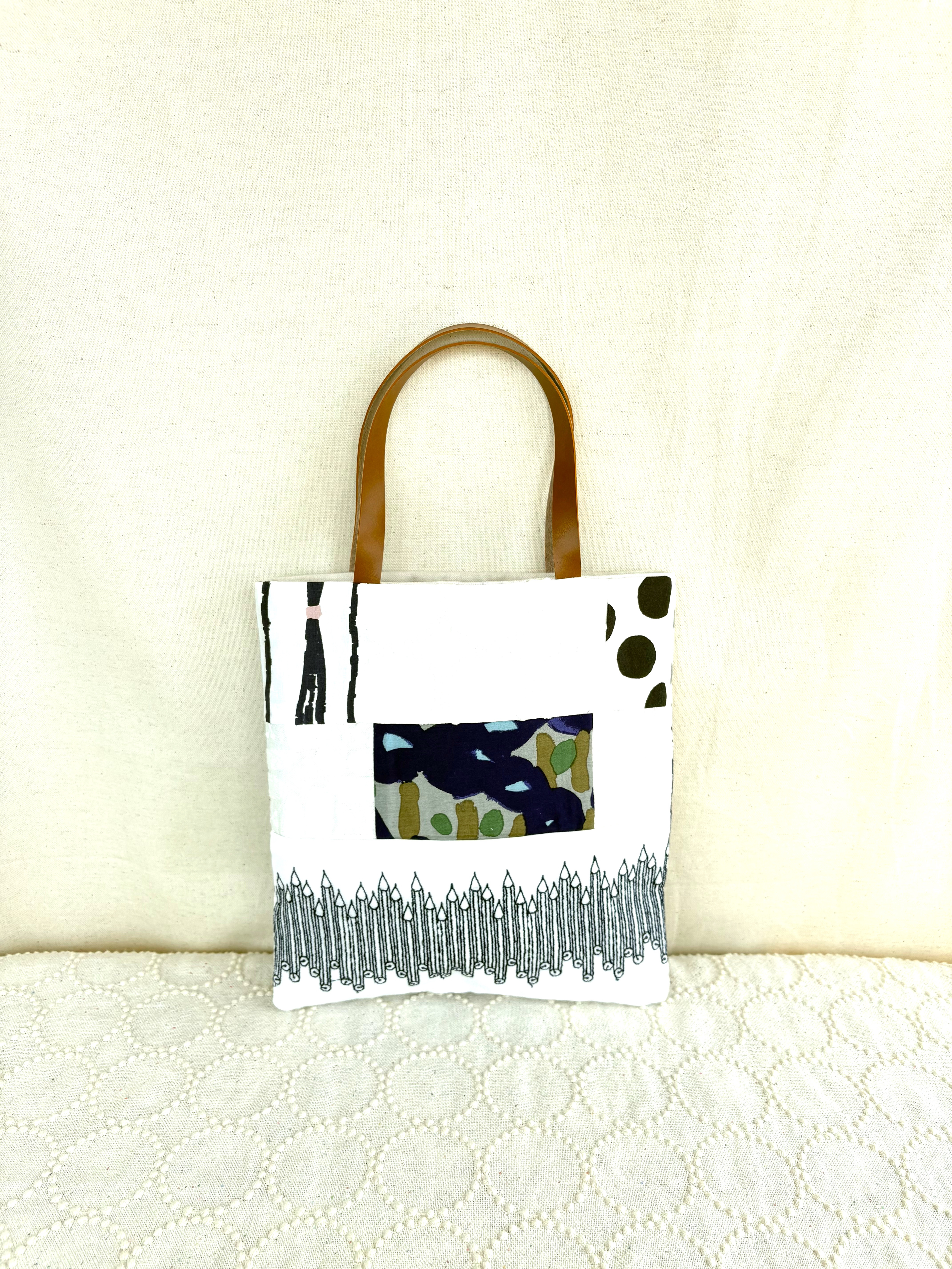 一点物　送料無料　　ミナペルホネン　ミニトートバッグ　ハンドメイド