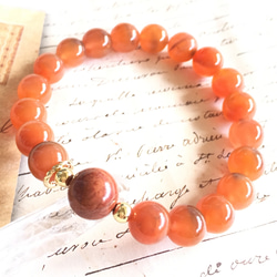 タイチンコッパー(タイチンルチル)クォーツ C 14mm×3粒 天然石