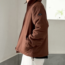 【リバーシブル】防風撥水ナイロン × あったかフリースブルゾン (ユニセックス)【5色展開】『2025新作』 16枚目の画像