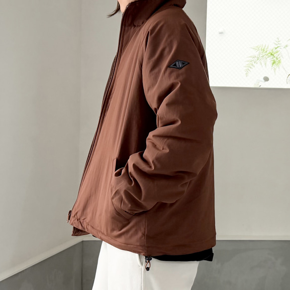 【リバーシブル】防風撥水ナイロン × あったかフリースブルゾン (ユニセックス)【5色展開】『2025新作』 16枚目の画像