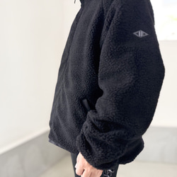 【リバーシブル】防風撥水ナイロン × あったかフリースブルゾン (ユニセックス)【5色展開】『2025新作』 18枚目の画像