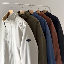 【リバーシブル】防風撥水ナイロン × あったかフリースブルゾン (ユニセックス)【5色展開】『2025新作』 2枚目の画像