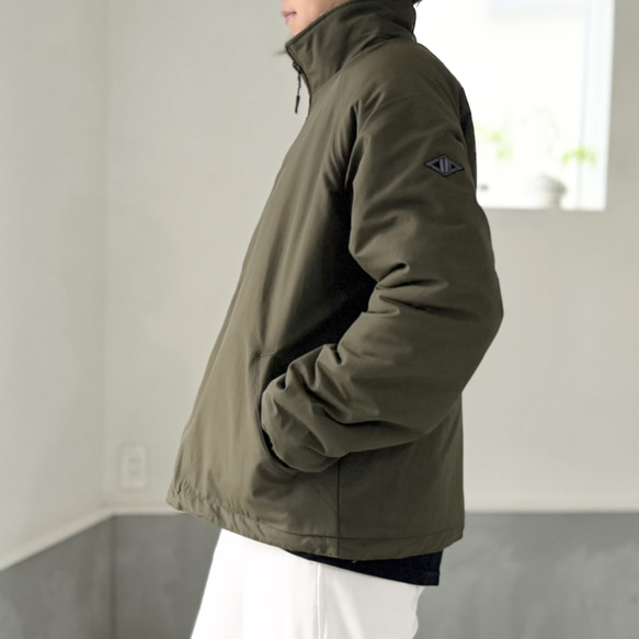 【リバーシブル】防風撥水ナイロン × あったかフリースブルゾン (ユニセックス)【5色展開】『2025新作』 8枚目の画像