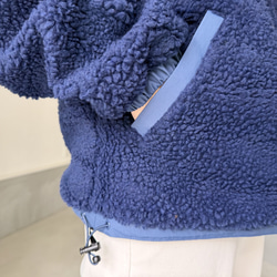 【リバーシブル】防風撥水ナイロン × あったかフリースブルゾン (ユニセックス)【5色展開】『2025新作』 14枚目の画像