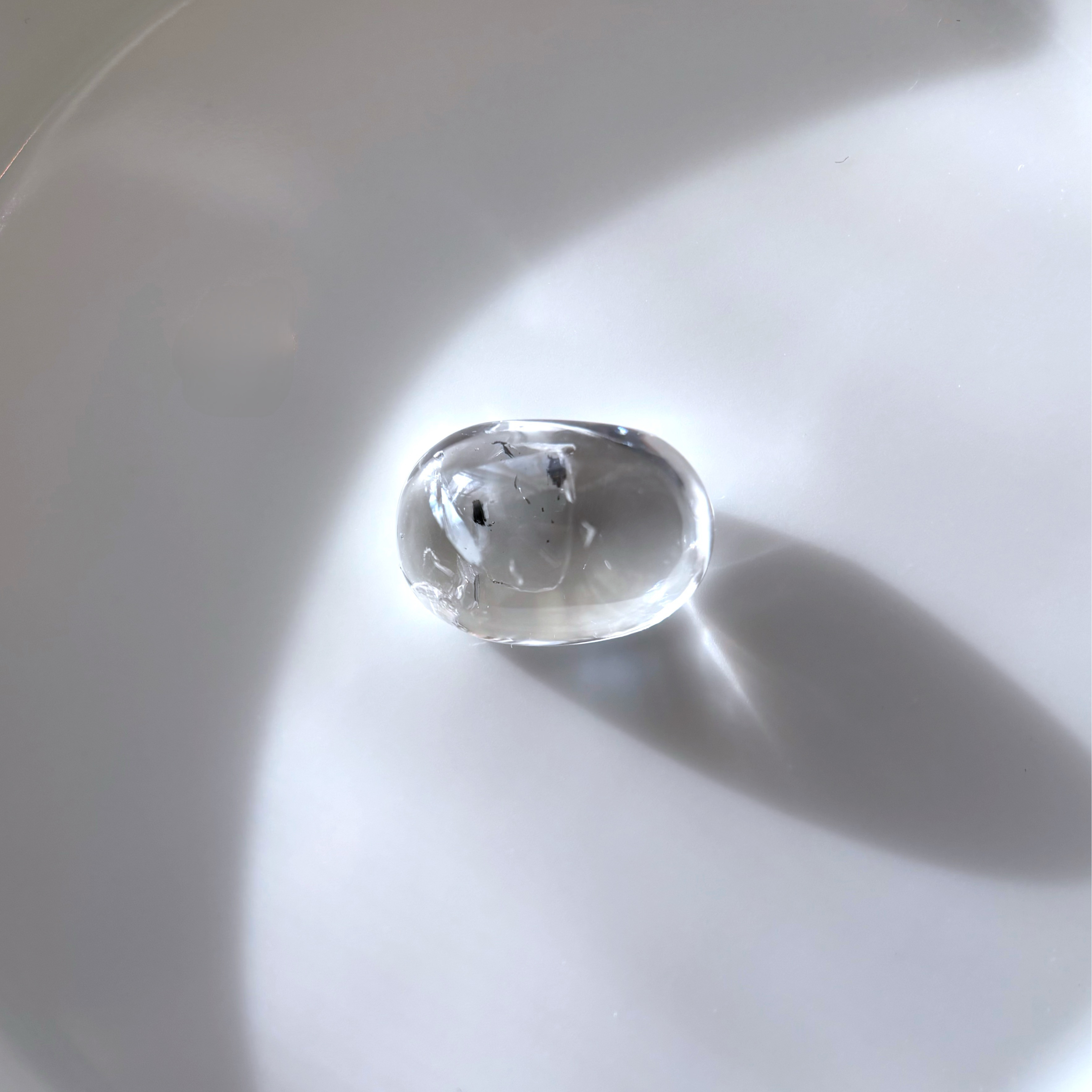【受注制作】ルースオーダー・水入り水晶のリング（ｃ）