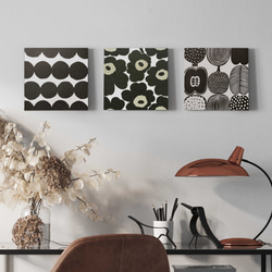 残1点】アートパネル インテリアパネル ファブリックパネル 3連 3枚