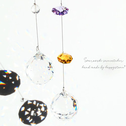 全てスワロフスキー*月と星のサンキャッチャー サンキャッチャー 次回