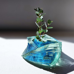 ガラスのキノコ 置物 オブジェ コガサダケ3本 5種類 立体・オブジェ