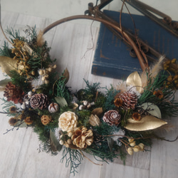 森の贈り物クリスマスwreath リース cosy 通販 14764157｜Creema