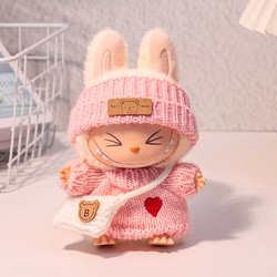 ラブブ服 17cmらぶふ服 着せ替えlabubu洋服 ぬい服 ぬいぐるみ服