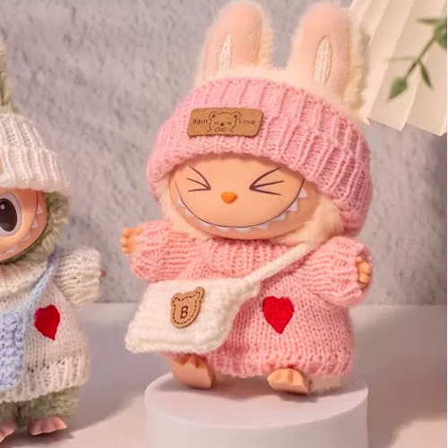 らぶぶ　ぬいぐるみ 17cmオーダーメイド着せ替え服　ブランド生地 らぶぶ ぬいぐるみ 17cmオーダーメイド着せ替え服 ブランド生地 - メルカリ