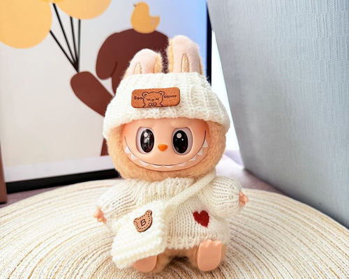 ラブブ服 17cmらぶふ服 着せ替えlabubu洋服 ぬい服 ぬいぐるみ服