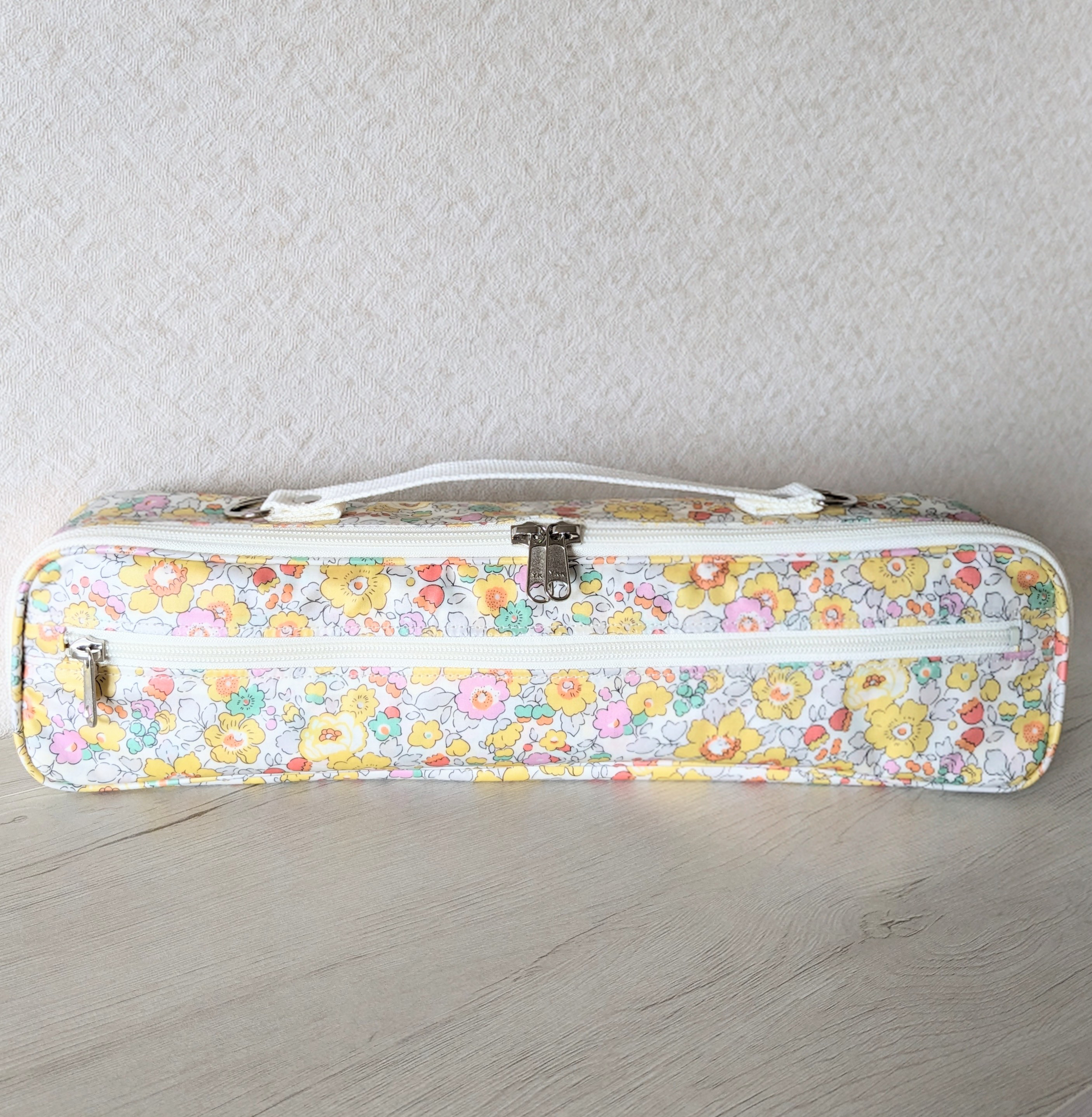 フルートケースカバー Ｃ管用 イエロー リバティ ラミネート