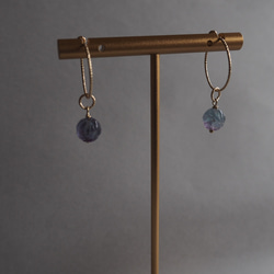 フローライト イヤリング・ノンホールピアス の人気通販｜Creema