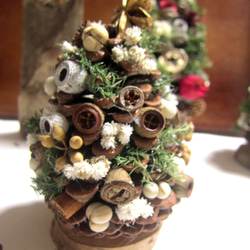 3点セット松ぼっくりのクリスマスツリー　降誕祭　イエスキリスト生誕　ユーカリ 5枚目の画像