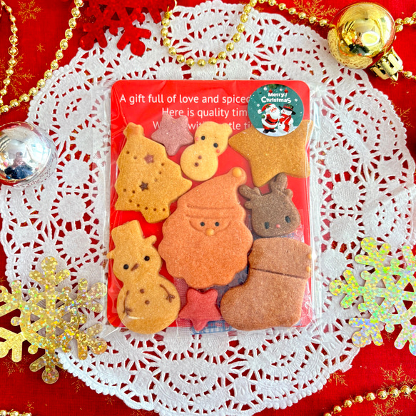 クリスマスクッキー（小袋入り）3袋 2枚目の画像