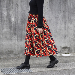 カンガの巻きスカート（ アフリカ布スカート ）ラップスカート ロング