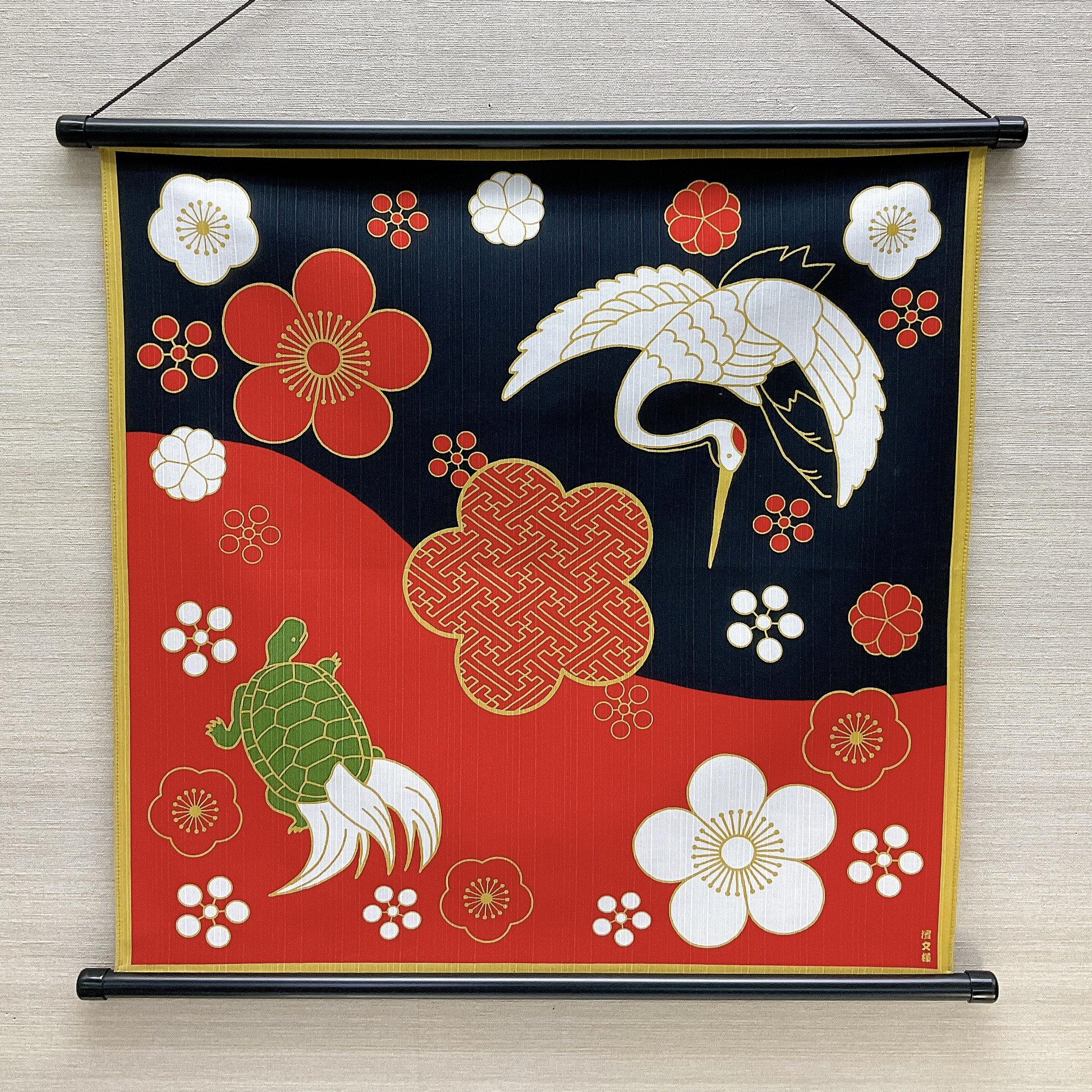 押絵　季節のカレンダー　タペストリー