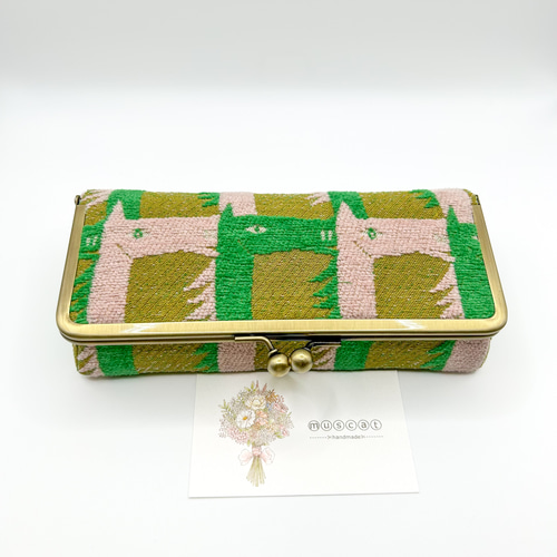 Mini⚮̈ ミナペルホネン/ボックスがま口•大/（口金18㎝）2点まとめ Mini⚮̈ ミナペルホネン/ボックスがま口•大/（口金18㎝）2点まとめ