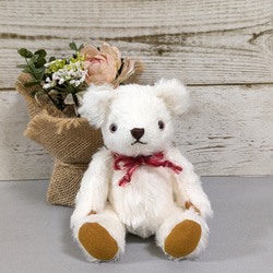 レースのつけ襟＆おなかぽっこりのテディベア ぬいぐるみ ikubear 通販