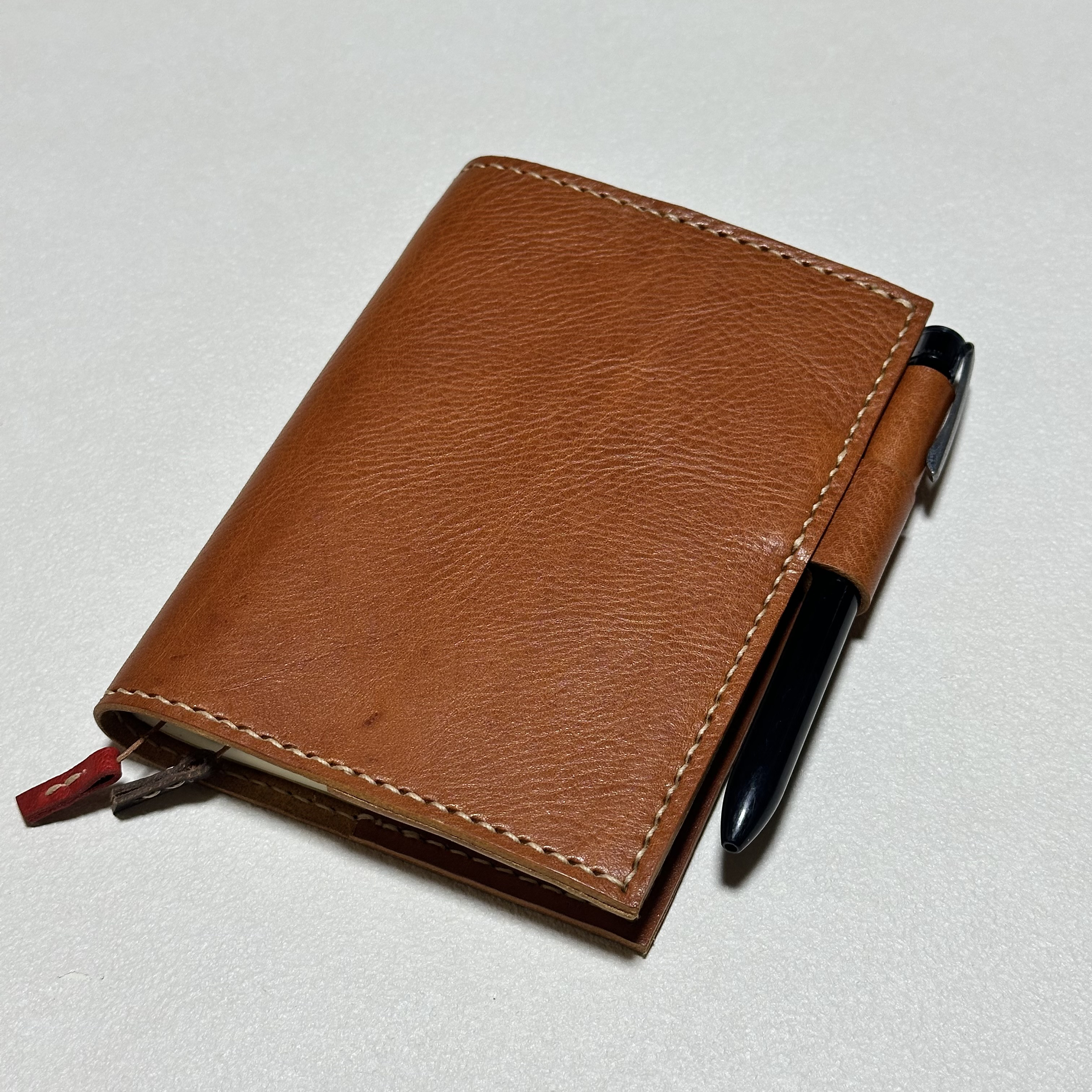 【在庫有・即納可能】オイルドレザーのほぼ日手帳カバー（文庫サイズ・茶色）