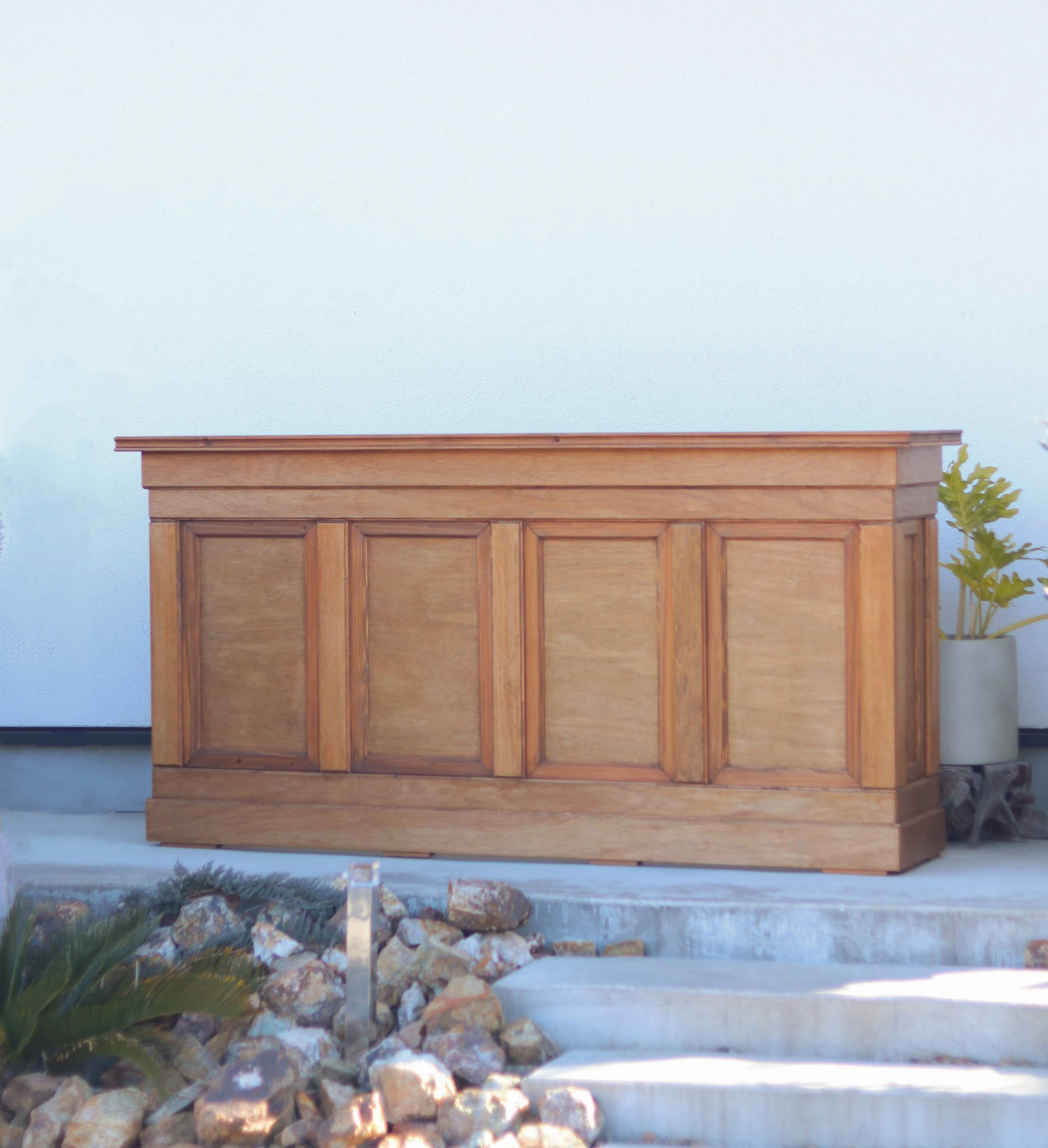 折り畳み式アンティークカウンター｜レジ・キャッシャー・バーカウンター・受付・店舗什器・イベント什器