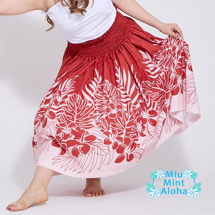 パウスカート　フラダンス　太って見えないパウスカート　　受注生産および即納 p00925