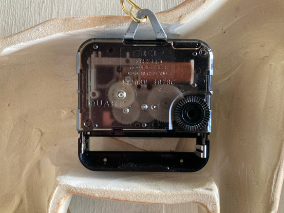 馬の掛け時計（栗毛）（陶製） 7枚目の画像