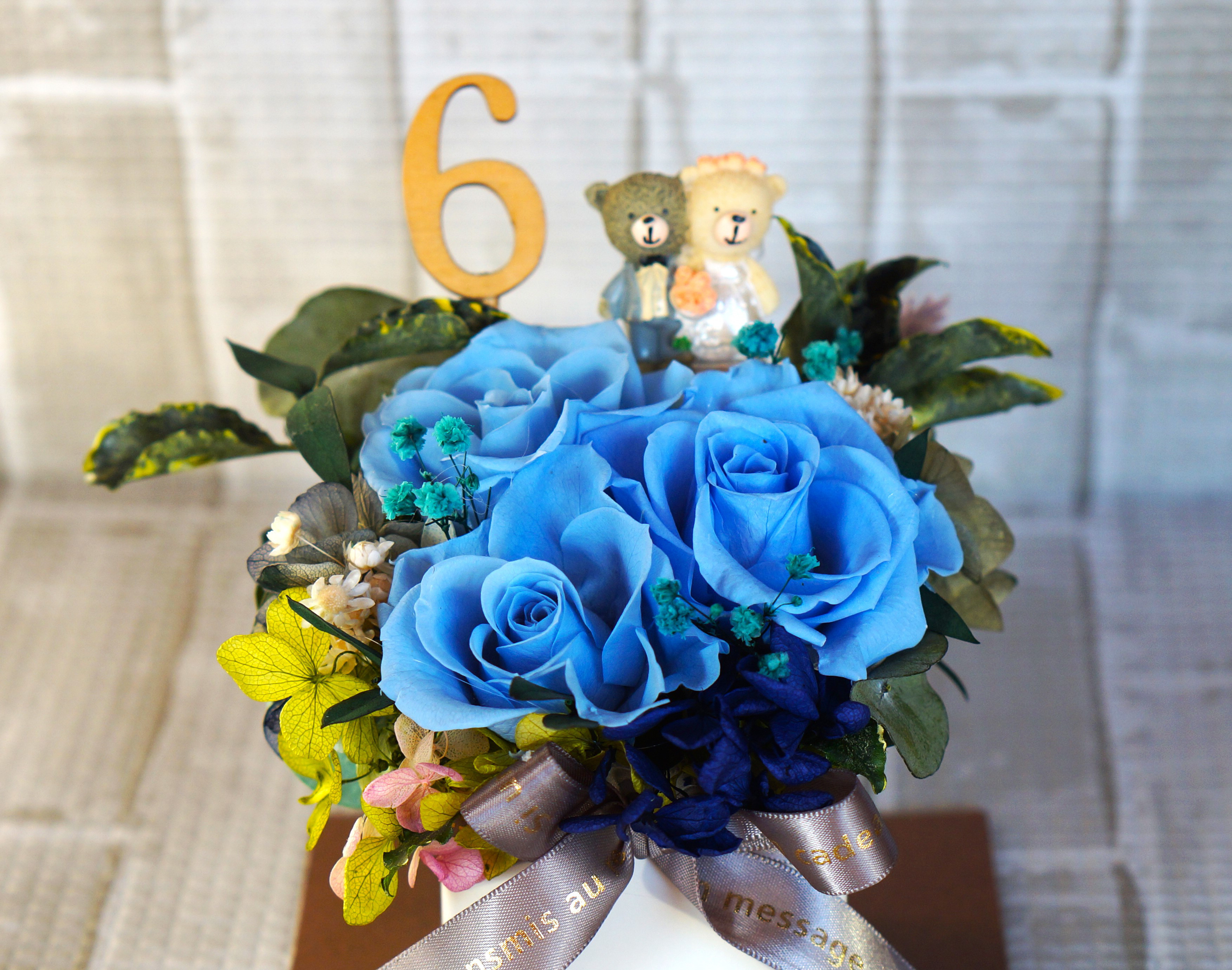 プリザーブドフラワー・記念日・アベラ 4,400円