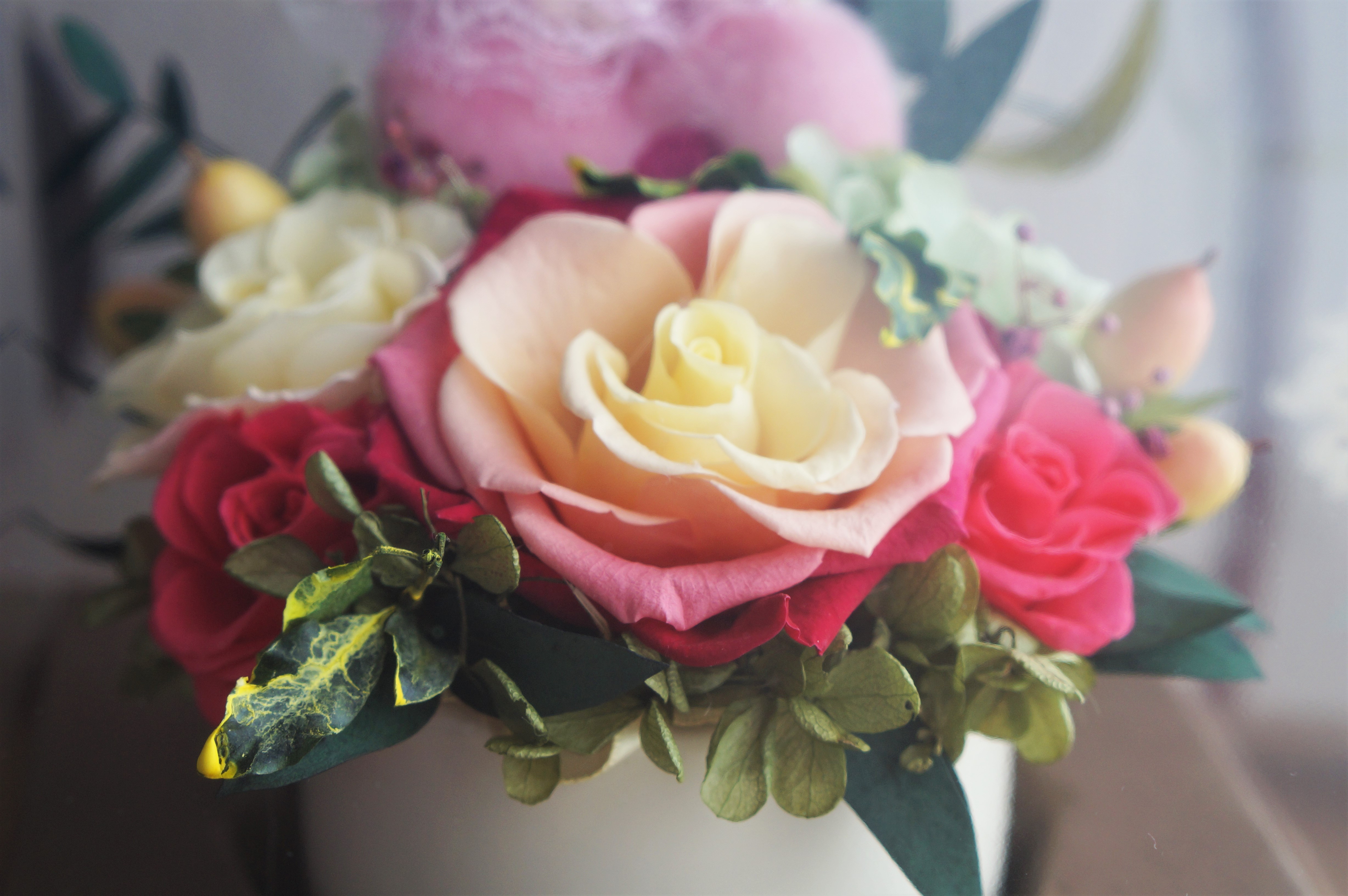 プリザーブドフラワーアレンジメント　結婚祝い・記念日