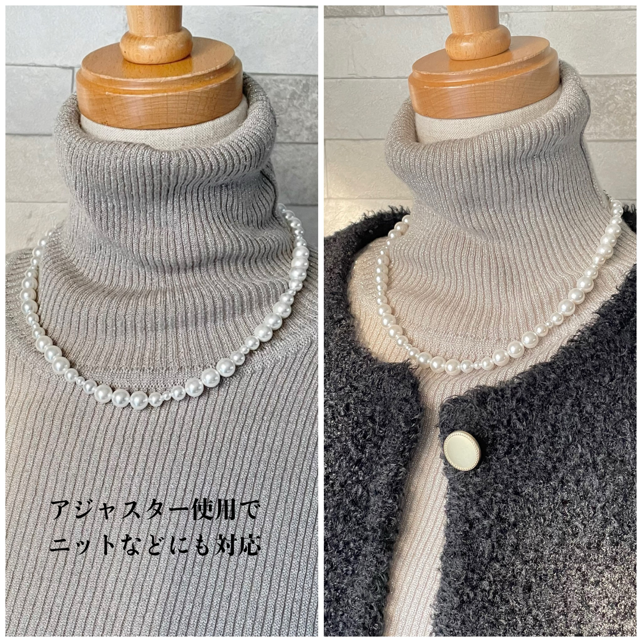 Creema限定新春福袋(竹)＊サボンシェルパールセット＊選べるGold/Silver卒業式・入学式＊金属アレルギー対応