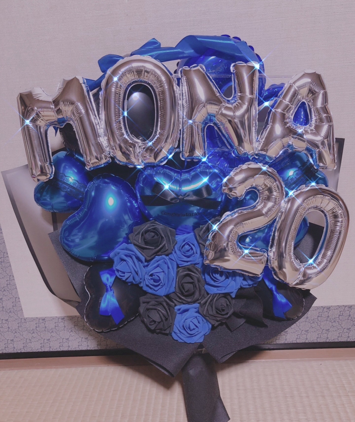 バルーンブーケ　成人式　卒業　生誕祭　推し活　花束　成人式ブーケ　卒業祝い