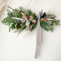 スワッグ　パンパスグラスのガーランド　ドライフラワー　横長スワッグ スワッグ パンパスグラスのガーランド ドライフラワー 横長スワッグ