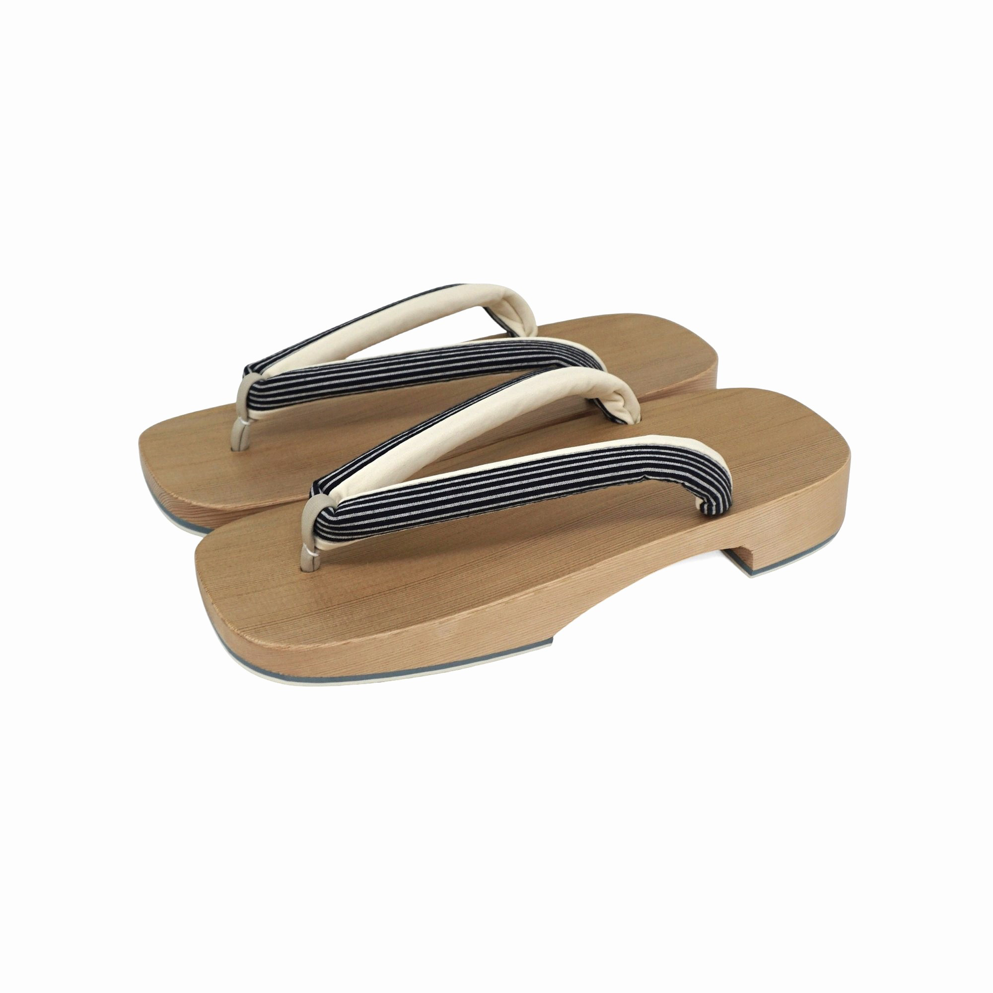 男性 右近下駄 木曽ねずこ 縞鼻緒