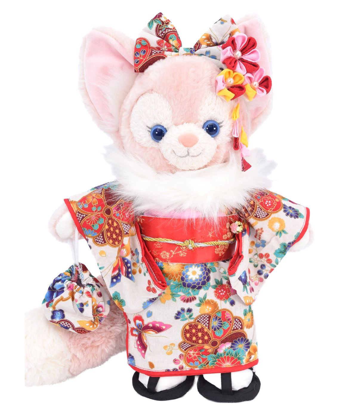 リーナベル 着物 着せ替え コスチューム ケープ&草履付 金彩 振袖セット No.10 本体無 Sサイズ用 送料無料