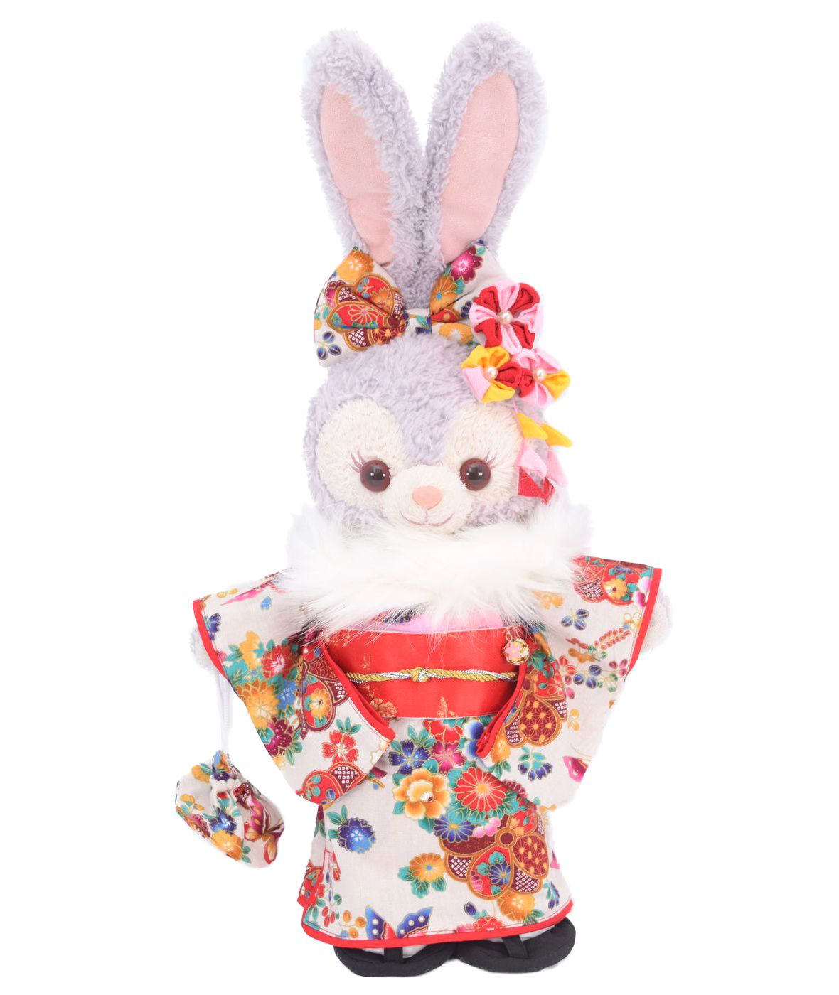 ステラルー 着物 着せ替え コスチューム ケープ&草履付 金彩 振袖セット No.52 本体無 Sサイズ用 送料無料