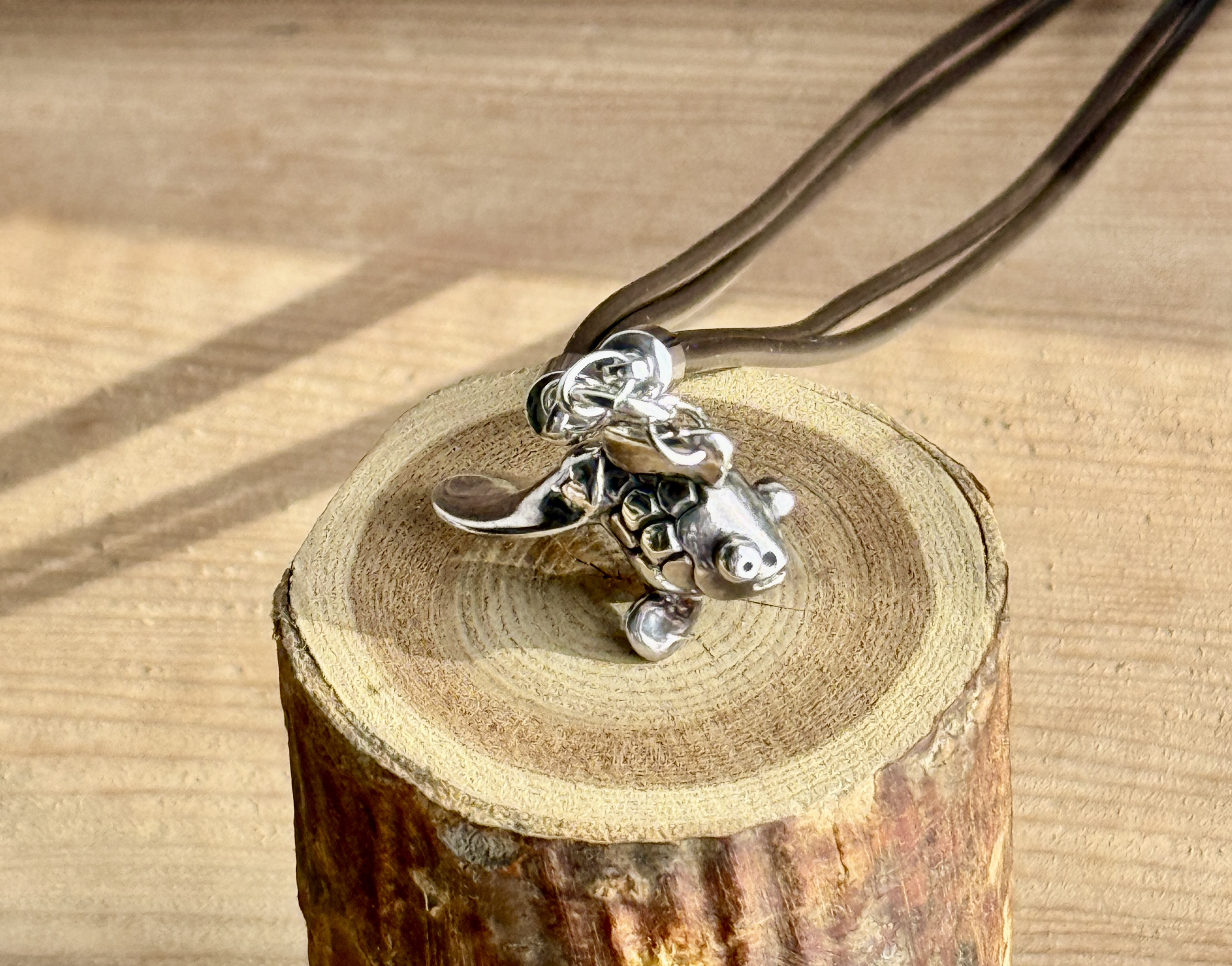 【純銀ピュアシルバーSV999】金魚ネックレス