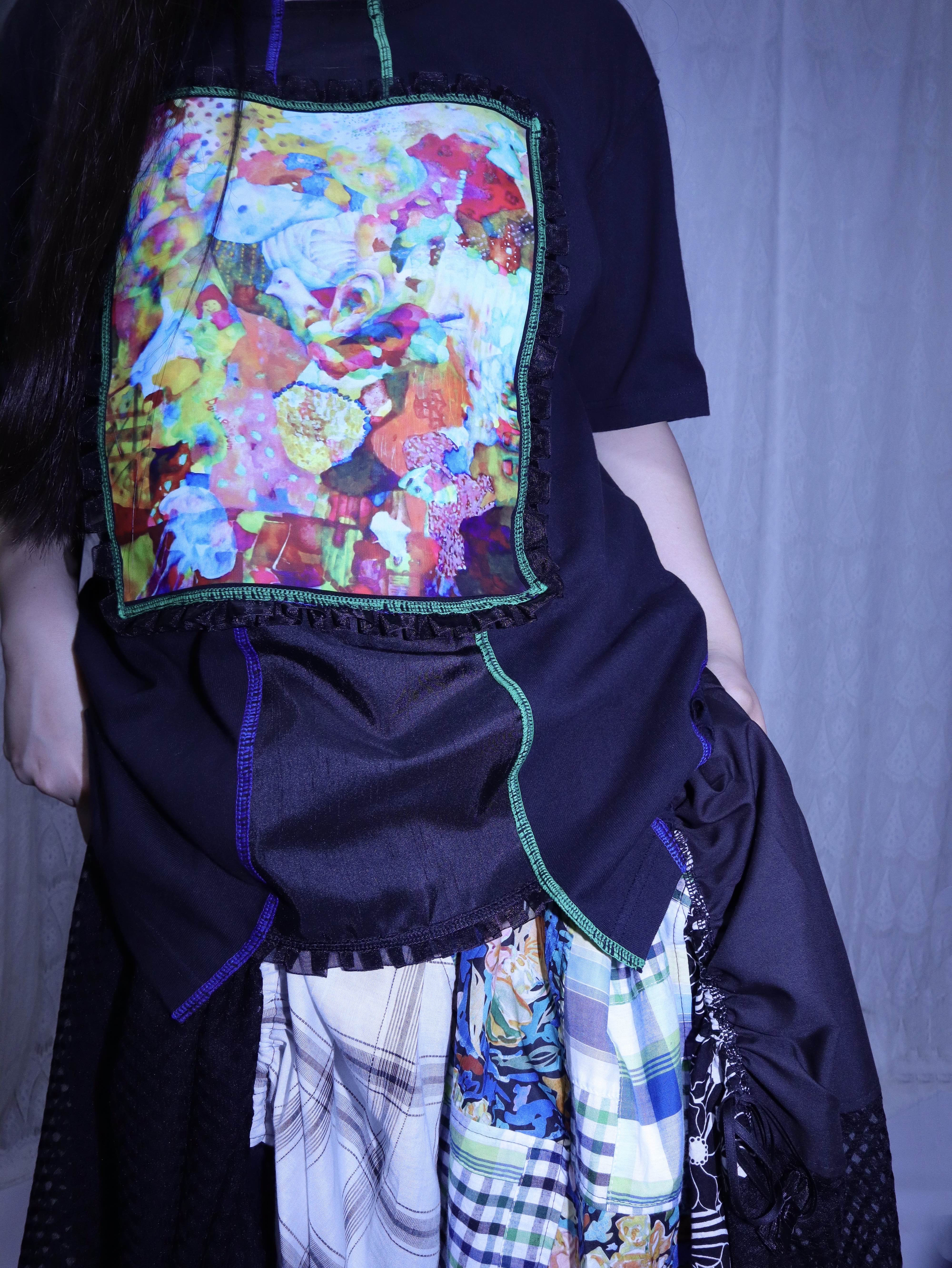 プリントコラボリメイクTEE9024MEIKEIINハンドメイド