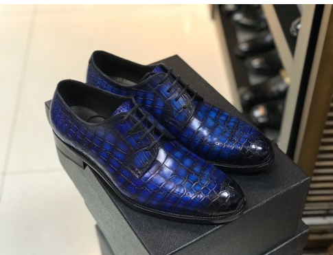 ワニ革 メンズシューズ 24~27cm カジュアルシューズ スリッポン 紳士靴 皮靴 ビジネス靴 モカシン ローファー