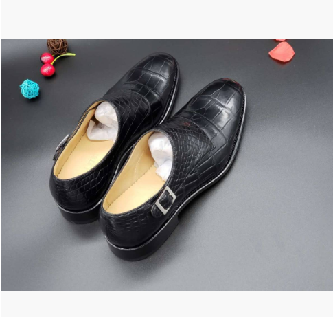 ワニ革保証 クロコダイル レザー 本革 24～27cm ローファー スリッポン メンズ ビジネスシューズ モカシン 四季