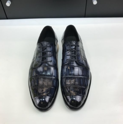 ワニ革 メンズシューズ カジュアルシューズ スリッポン 24~27cm ビジネス靴 モカシン ローファー 紳士靴 皮靴