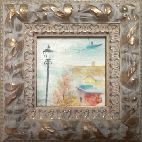 日本画ミニフレーム「 lampadaire」 日本画ミニフレーム「 lampadaire」 日本画ミニフレーム「 lampadaire