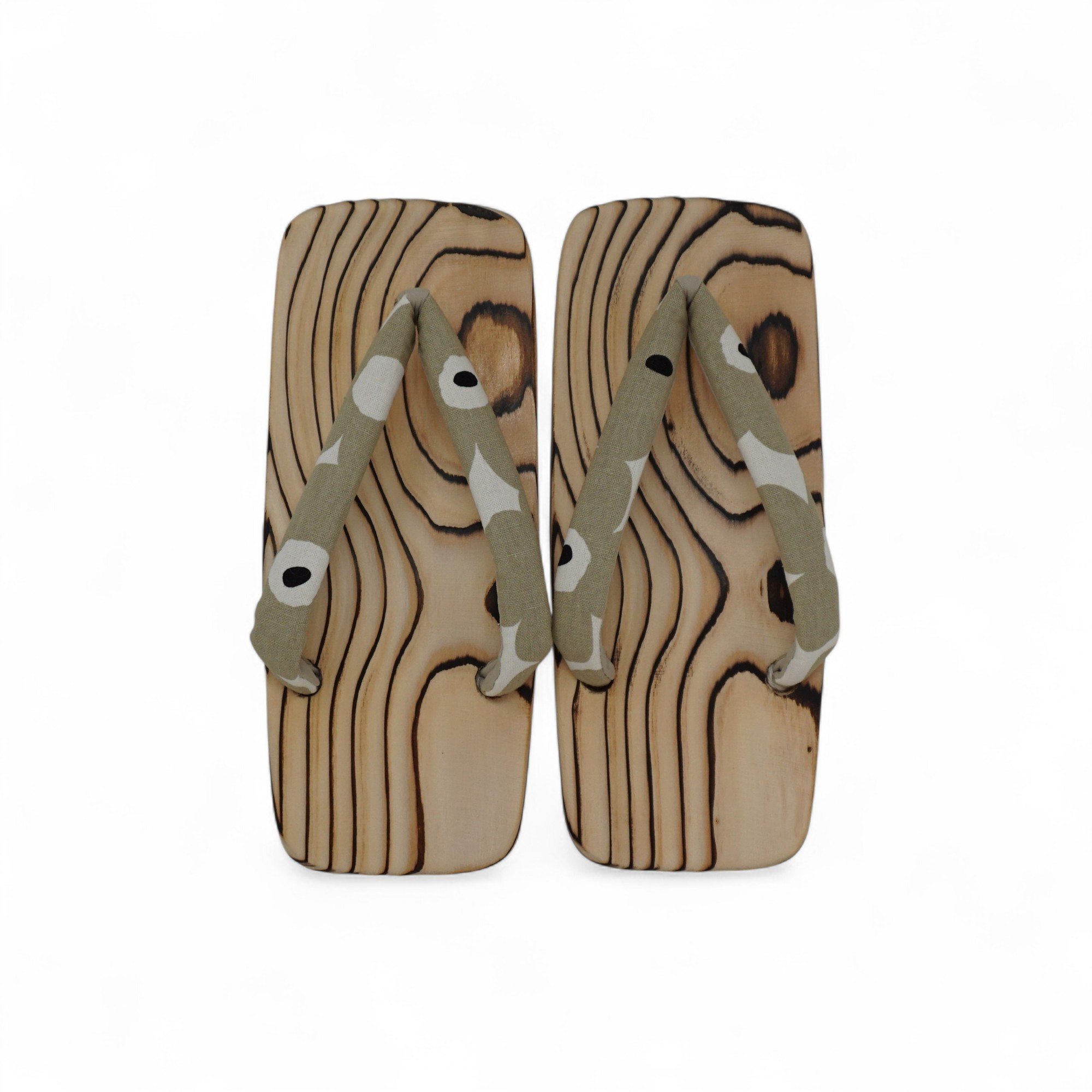 男性 右近下駄 日田杉焼 北欧モダン鼻緒