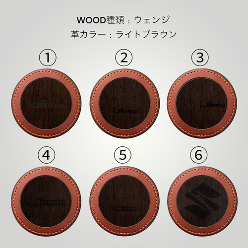 ジムニー☆JB64/JB74/JC74用 カスタム ホーンボタンカバー 本革×天然木