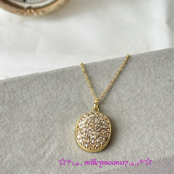 再販×2】グルーデコ ジュエルボール ネックレス クリスタル
